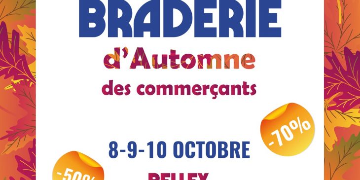 Braderie d&rsquo;automne BELLEY
